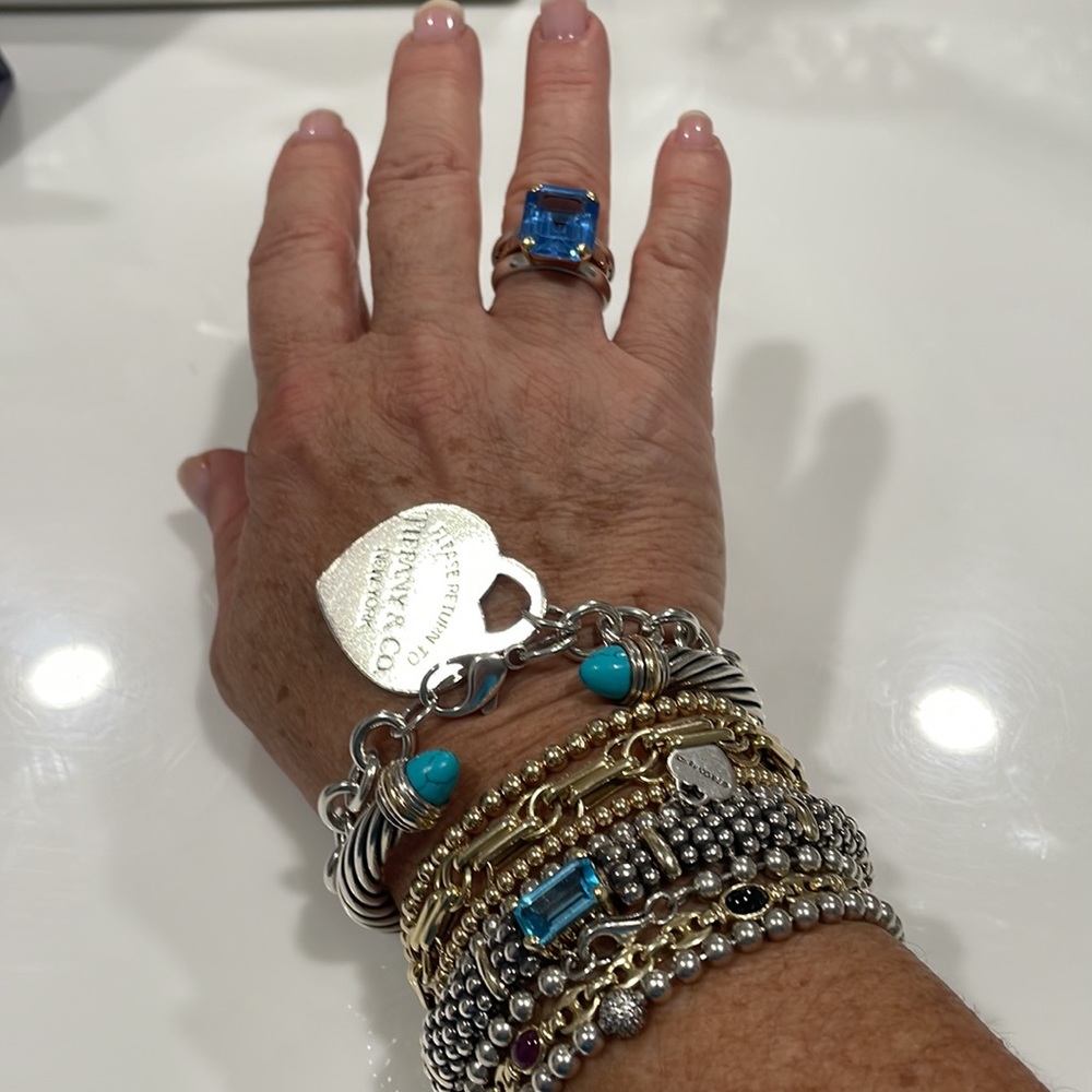 XL Tiffany Heart Bracelet